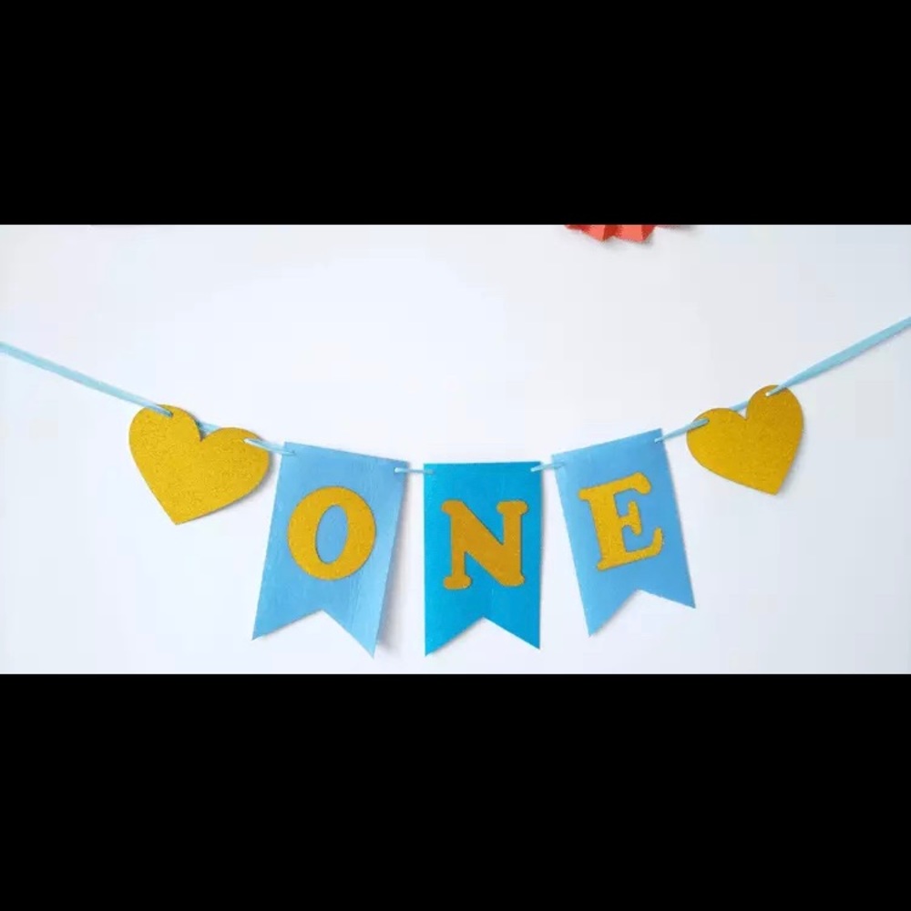 One Glitter Banner